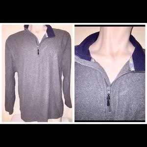 Nordic Track 1/2 Zip Up Gray Pullover, Sz XL